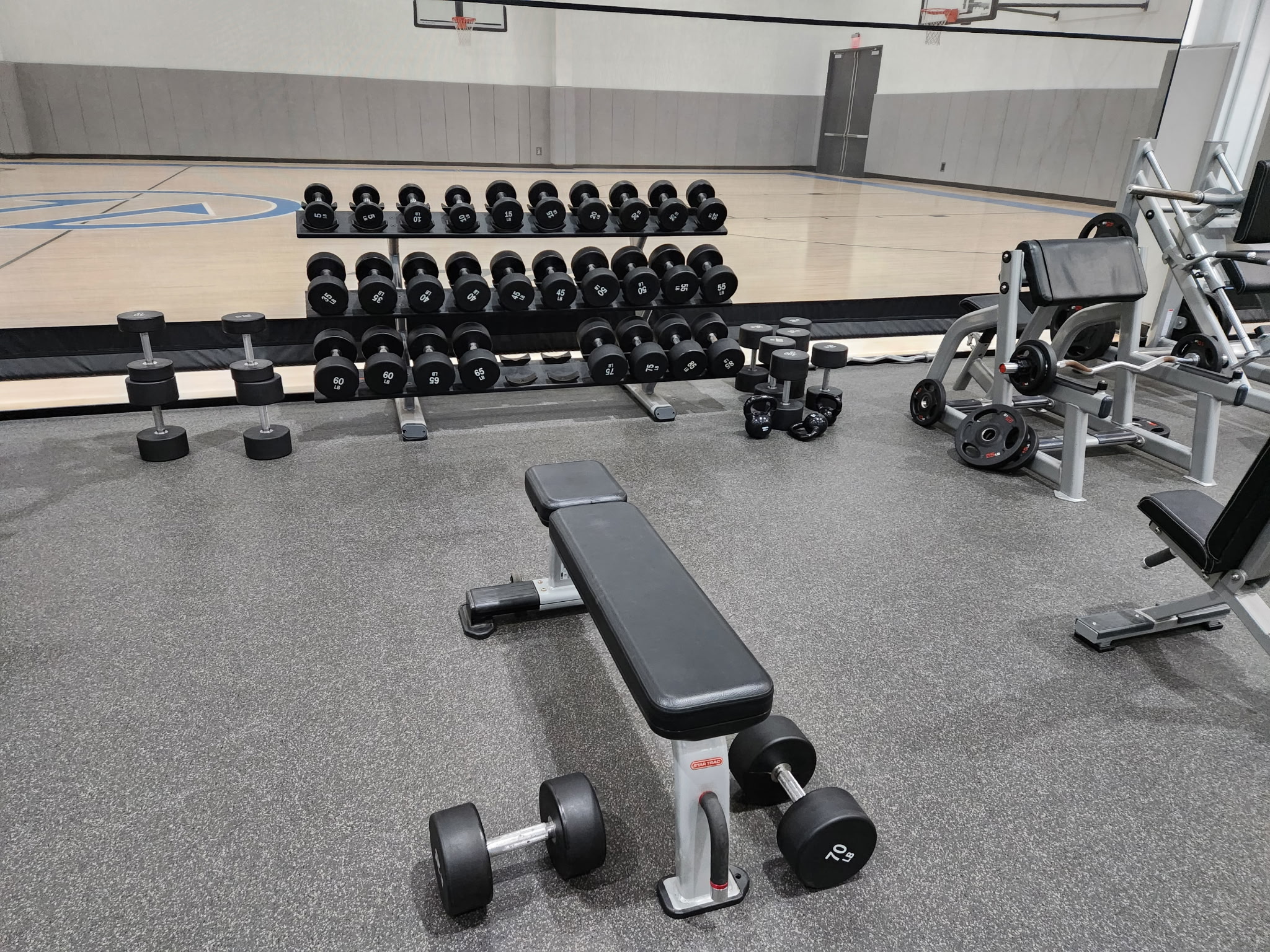 Gym bench & rack clean