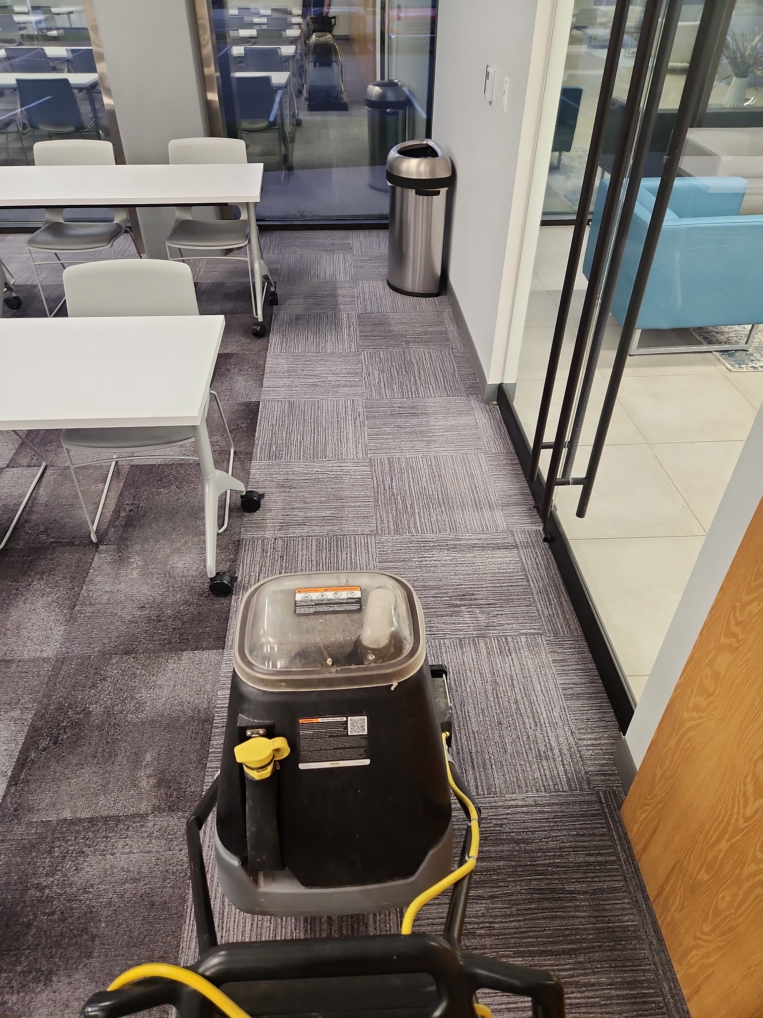 Carpet difference (before/after)